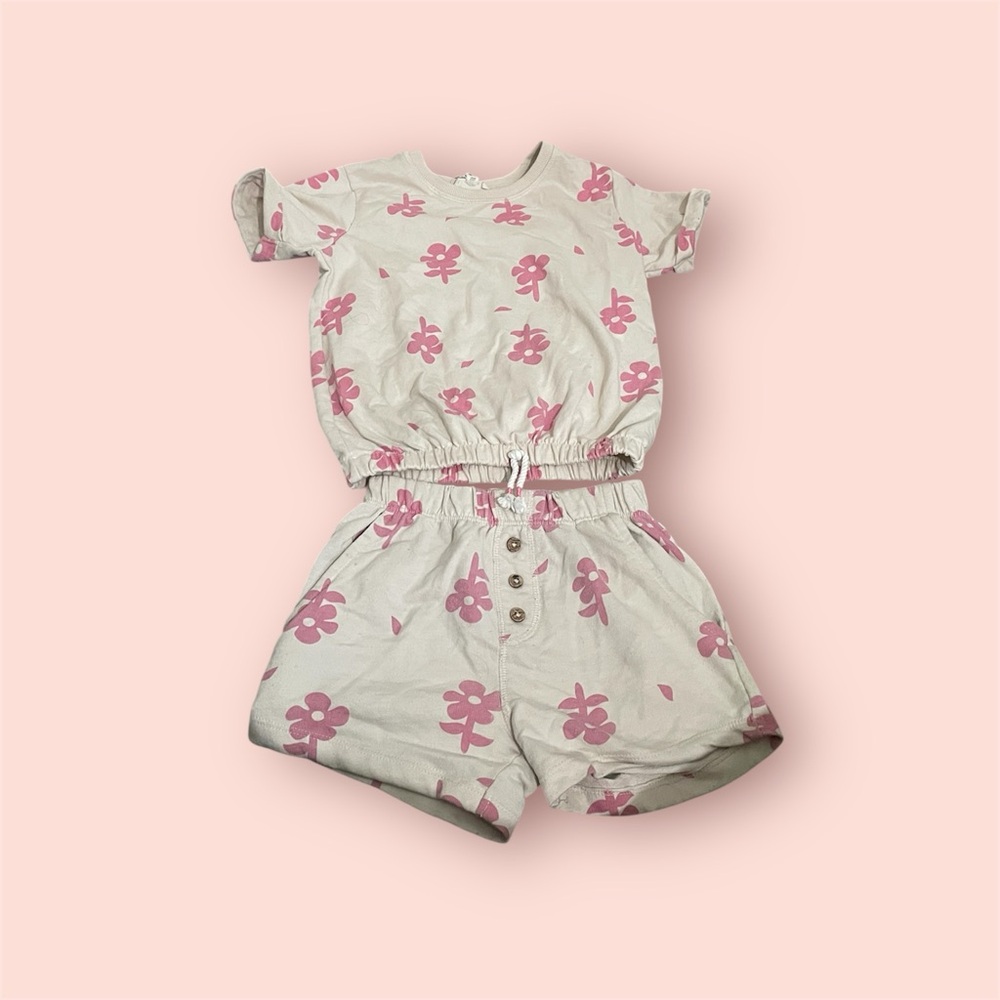Jessica Simpson floral Print Kids Shorts Set